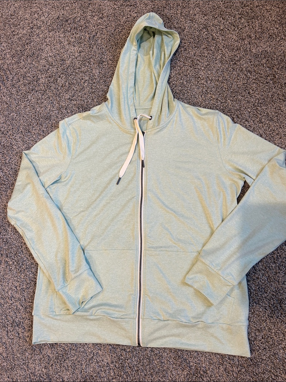 NWT Zyia Smoke Green Downtime Zip Jacket RC